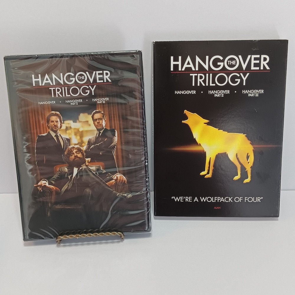 The Hangover Trilogy DVD Region 1 Bradley Cooper Zach Galifianakis Ed‎ Helms #4